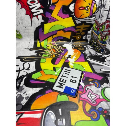 Kişiye Özel İsimli 12X18 Cm Bisiklet Plakası, Ufak Motor Plakası, Cam Önü Plakası, Dekor Plaka, Süs Plakası, Isimli Plaka Kişiye Özel İsimli 12X18 Cm Bisiklet Plakası, Ufak Motor Plakası, Cam Önü Plakası, Dekor Plaka, Süs Plakası, Isimli Plaka