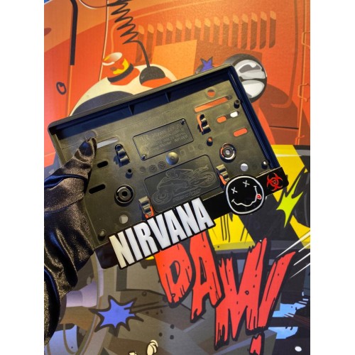 Nirvana Özel Tasarım Pleksi Motosiklet Plakalık Nirvana Özel Tasarım Pleksi Motosiklet Plakalık