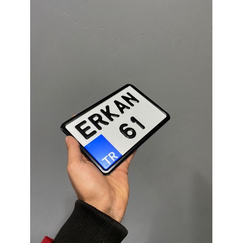 Kişiye Özel İsimli 12X18 Cm Bisiklet Plakası, Ufak Motor Plakası, Cam Önü Plakası, Dekor Plaka, Süs Plakası, Isimli Plaka Kişiye Özel İsimli 12X18 Cm Bisiklet Plakası, Ufak Motor Plakası, Cam Önü Plakası, Dekor Plaka, Süs Plakası, Isimli Plaka