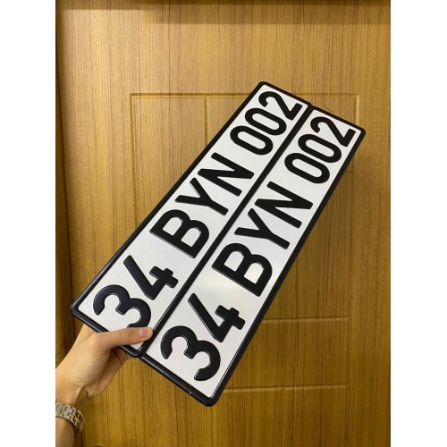 Appcity Dekor Plaka, Yazi Dekor Plaka, Isme Özel Plaka, Galeri Plakası