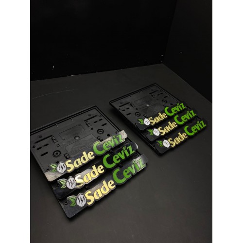 Özel Tasarım Motosiklet Pleksi Plakalık