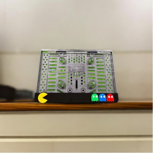 PacMan Özel Tasarım Lüks Motosiklet Pleksi Plakalık