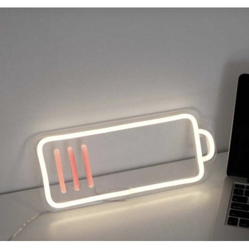 Batarya Şarj Pil Dekoratif Neon Led Tablo, Neon Duvar Tabela