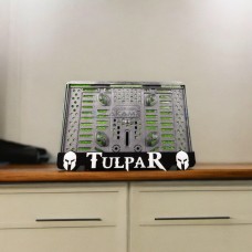 Tulpar Logolu Özel Tasarım Lüks Motosiklet Pleksi Plakalık