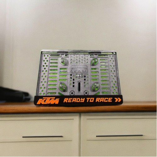 KTM Ready to Race Özel Tasarım Lüks Motosiklet Pleksi Plakalık