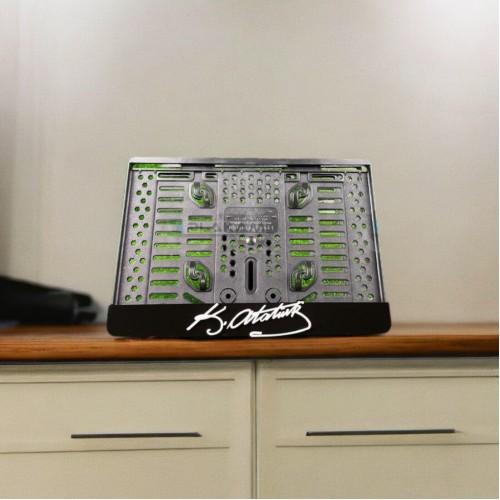 Atatürk İmzalı Özel Tasarım Lüks Motosiklet Pleksi Plakalık