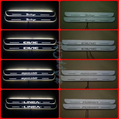 Kişiye Özel Işıklı Kapı Eşiği, Işıklı Kapı Eşiği, Araca Özel Eşik Kişiye Özel Işıklı Kapı Eşiği, Işıklı Kapı Eşiği, Araca Özel Eşik