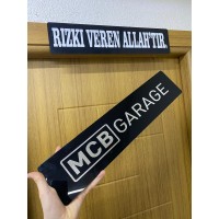 Appcity Lüks Logolu Dekor Plaka, Pleksi Dekor Plaka, Pleksi Süs Plaka