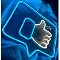 Facebook Like Dekoratif Neon Led Tablo, Neon Duvar Tabela