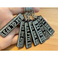 Kişiye Özel İsimli Plaka Anahtarlık Kişiye Özel İsimli Plaka Anahtarlık