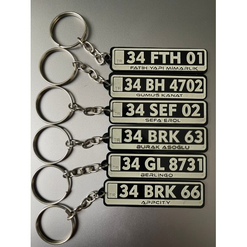 Kişiye Özel Tasarım İsimli Plaka Anahtarlık Kişiye Özel Tasarım İsimli Plaka Anahtarlık