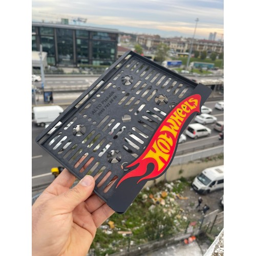 Hot Wheells Özel Tasarım Pleksi Motosiklet Plakalık Hot Wheells Özel Tasarım Pleksi Motosiklet Plakalık